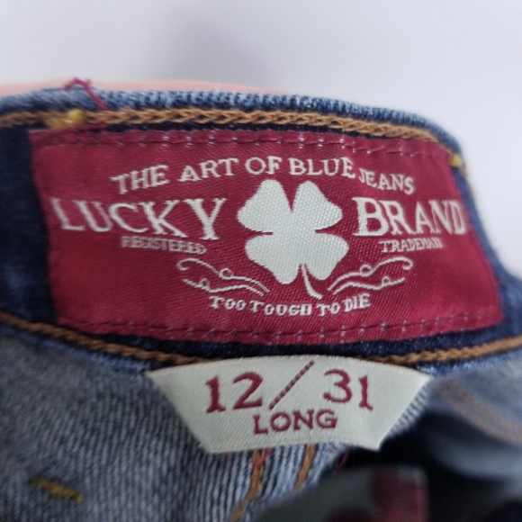 Sold! LUCKY BRAND  SOFIA BOOT CUT JEANS, SIZE 12 - Picture 3 of 10